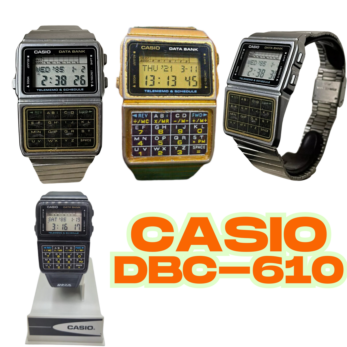 Casio Databank DBC-610: The Retro Wrist Rocket That Does Your Casio Databank DBC-610: The Retro Wrist Rocket That Does Your