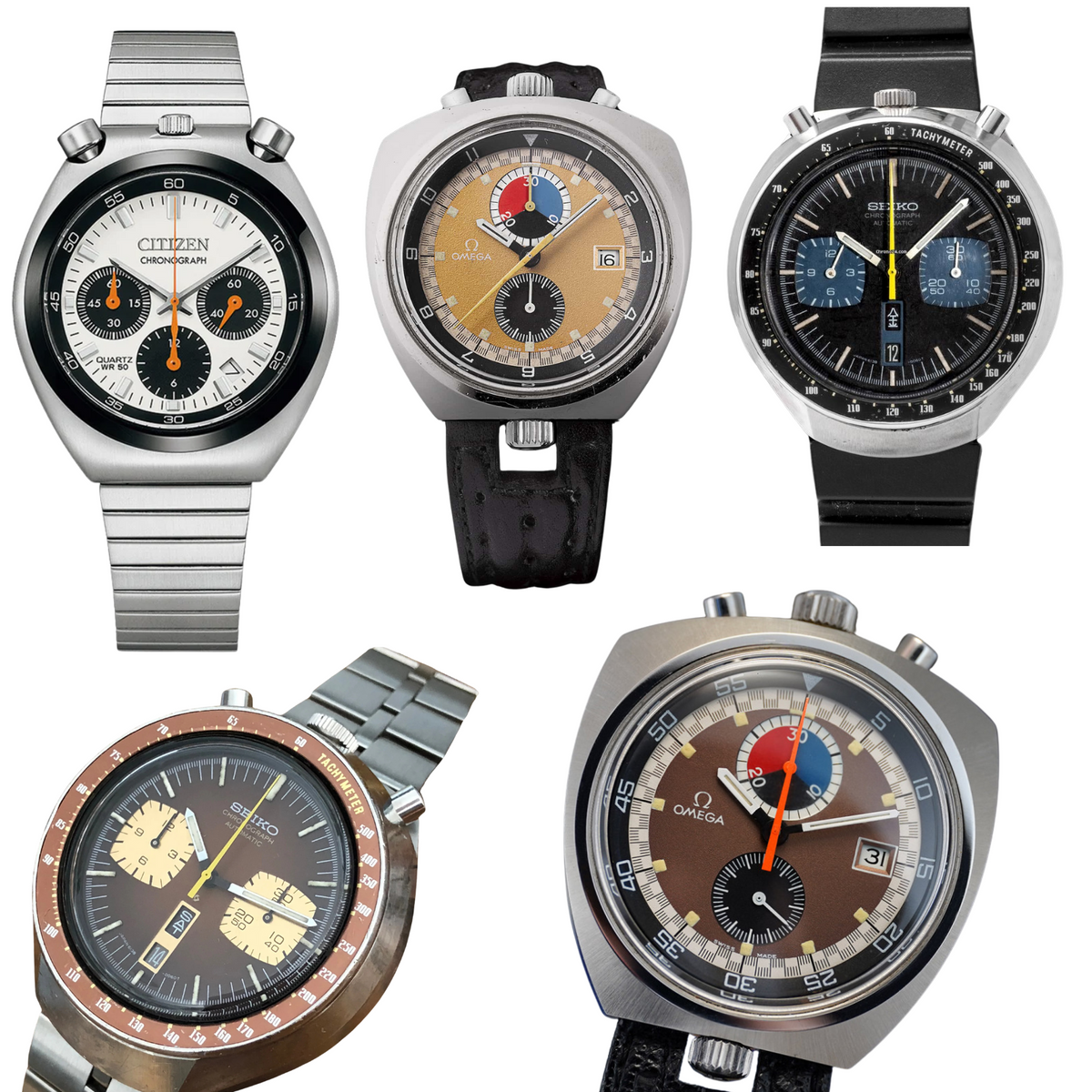 Battle of the Bullheads – Seiko vs Citizen vs Omega – Redroosteruk