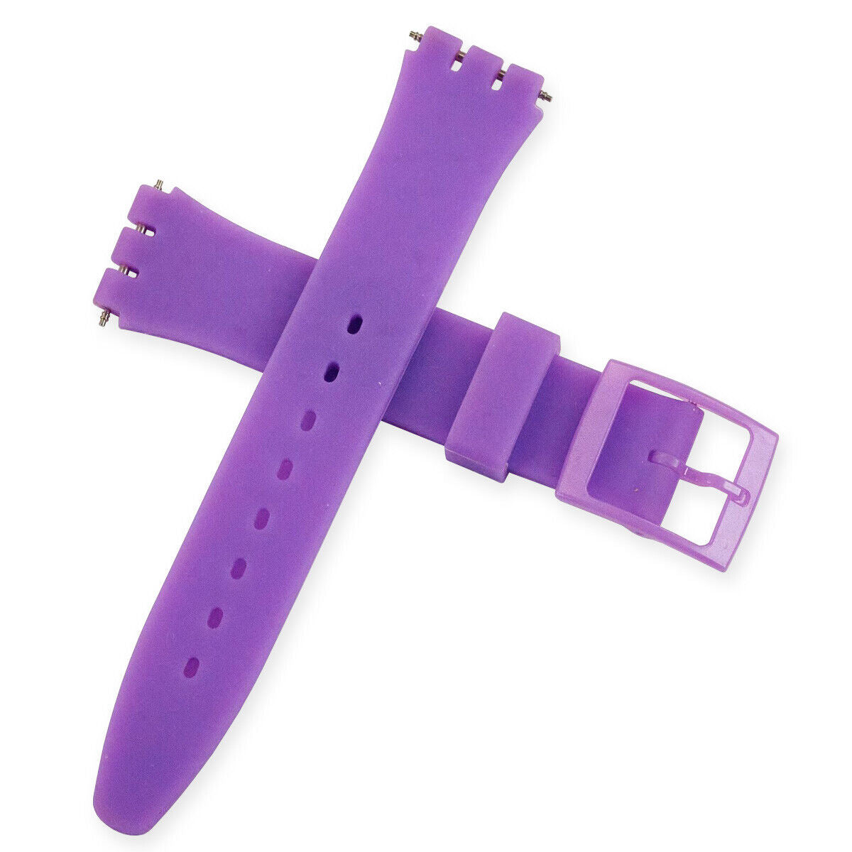 17mm Silicone Rubber Swatch Watch Strap Soft Band Replacement 18 COLOURS New