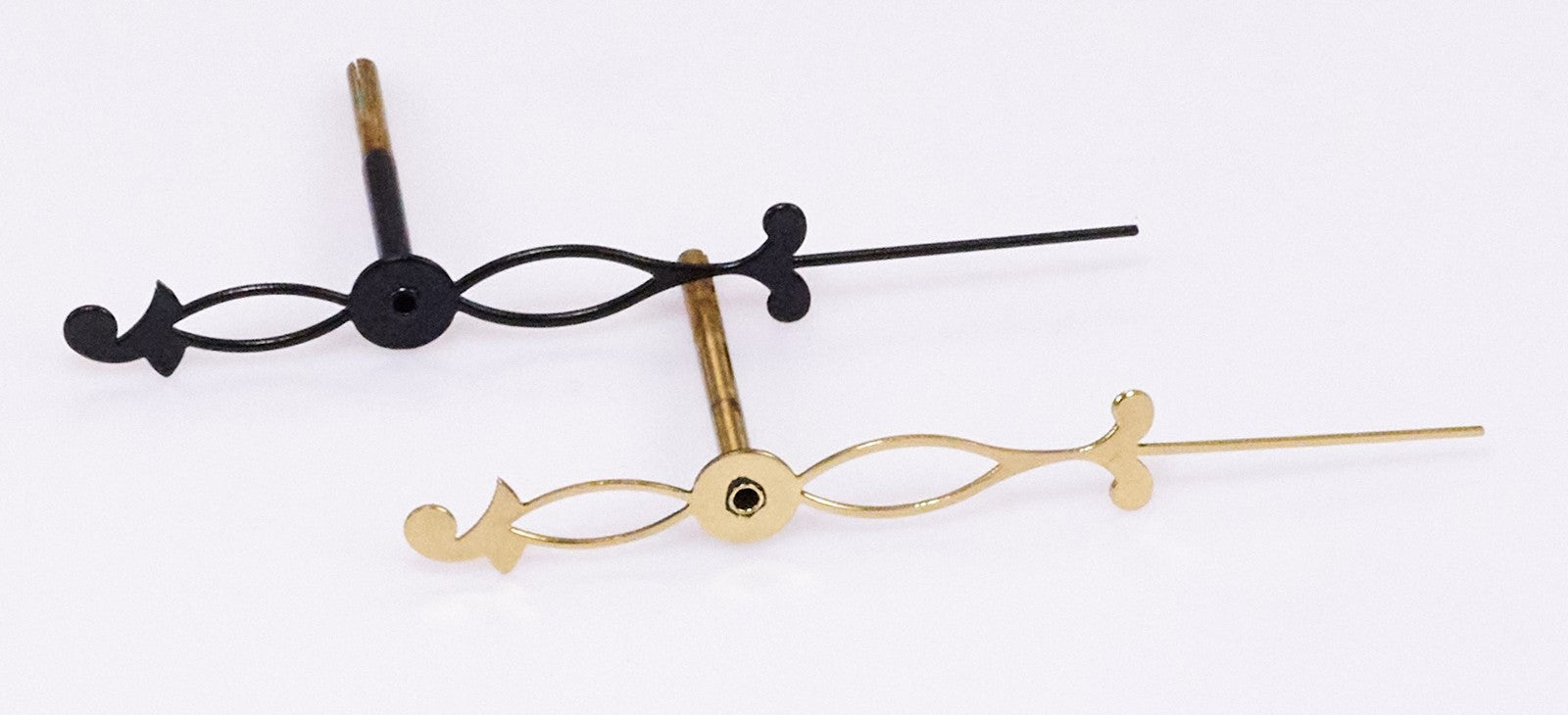 Replacement Long Case Clock Seconds Hand Part Black Brass 33mm or 48mm Repairs