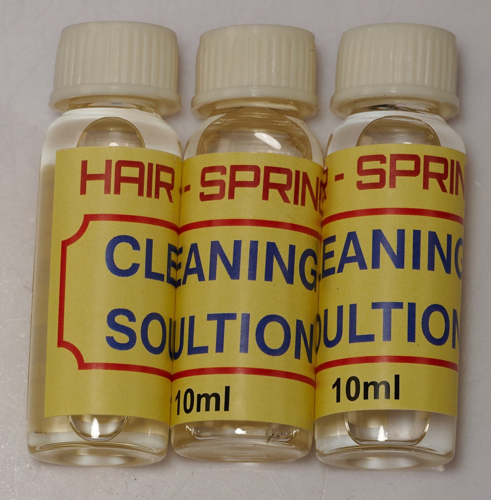 Watch & Pocket Watch Hairspring Cleaning Solution Balance Spring Clean Repair