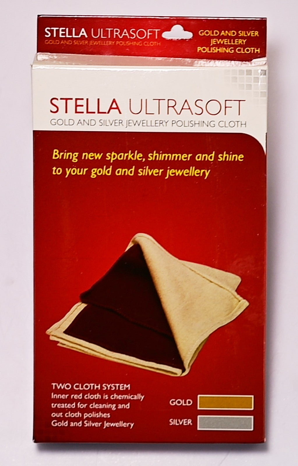 Quality Polishing Rouge Treated Cloth Cleans & Polishes Gold Silver Watch Large