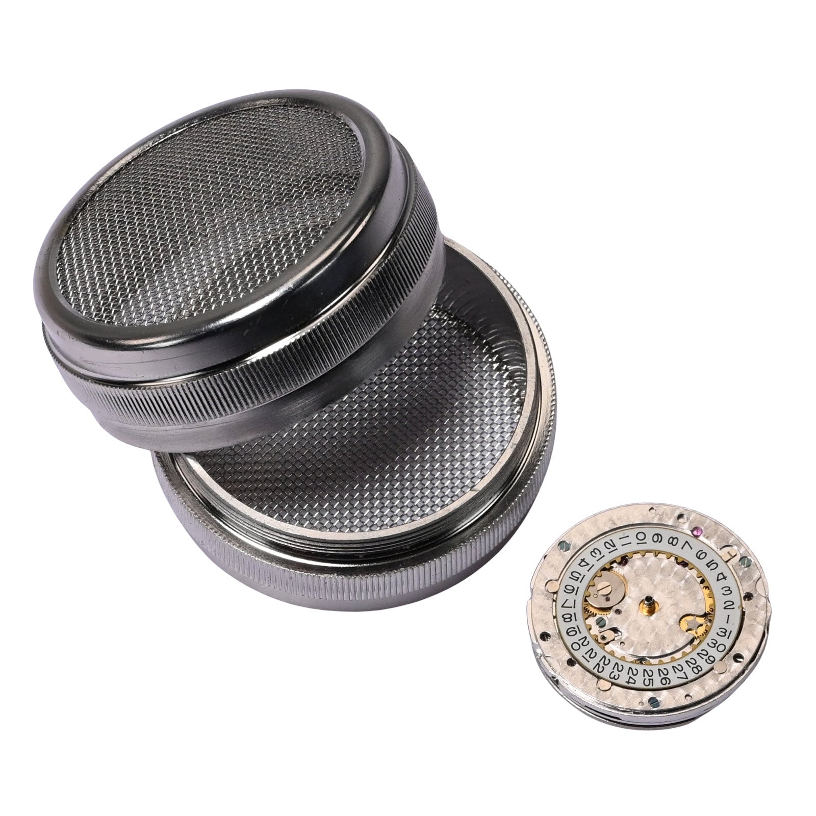 XL Screw Mesh Basket 48mm Watchmakers Jewellers Parts Ultrasonic Jar Cleaning