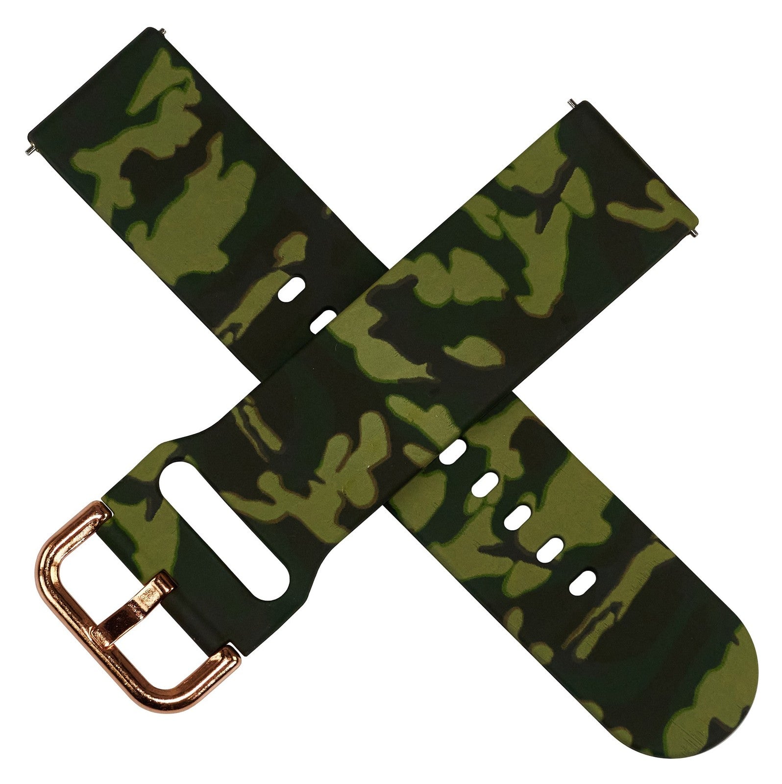 Silicone Flexible Soft Pattern Watch Strap Luxury Replacement Rubber Bracelet