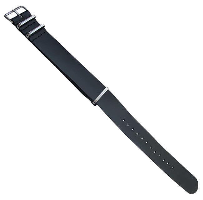 Smooth Leather Watch Strap Replacement Oil Treated Water Resistant Bracelet