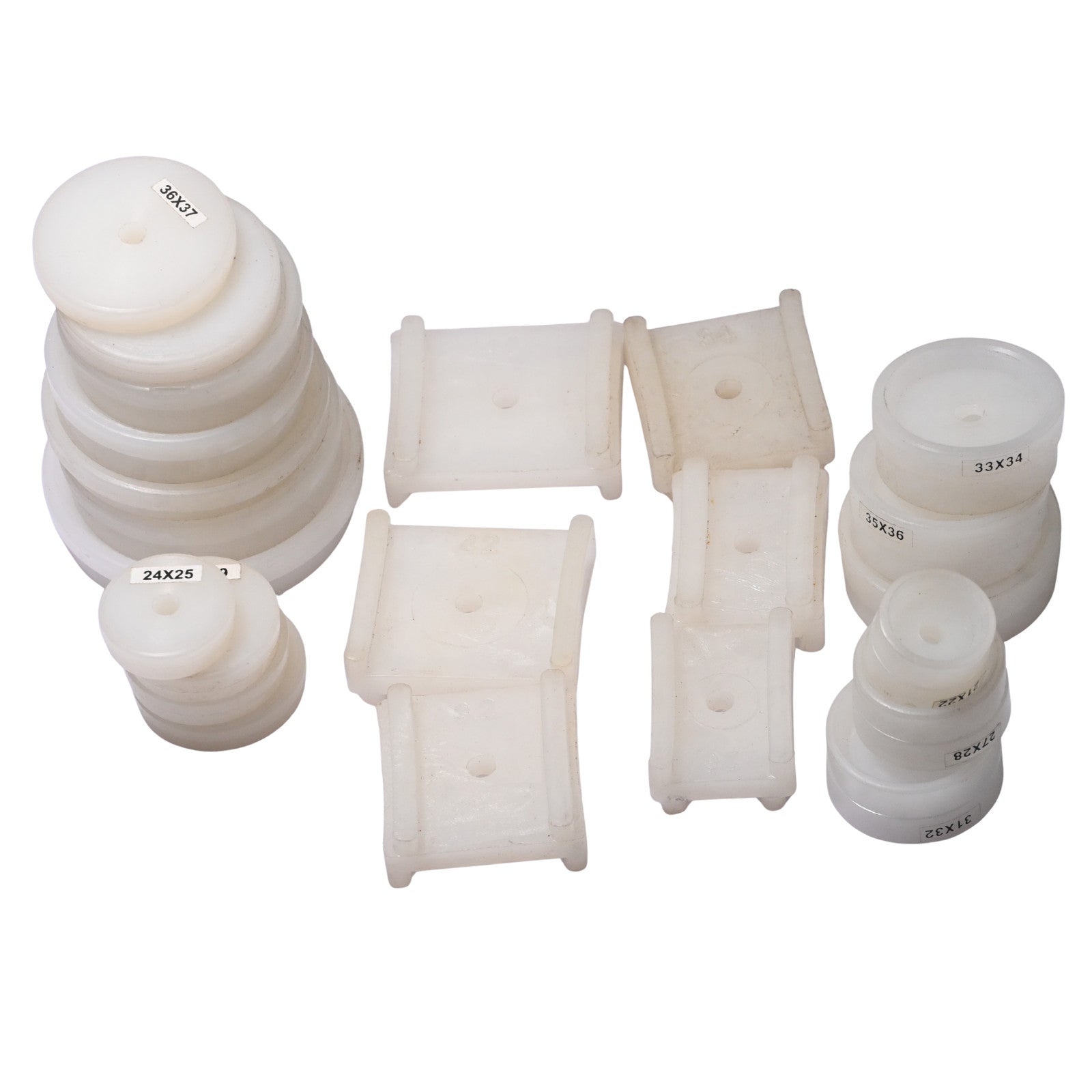 24pc Nylon Watch Press Dies Set Crystal Case Back Fitting Watchmaker Repair 24-6