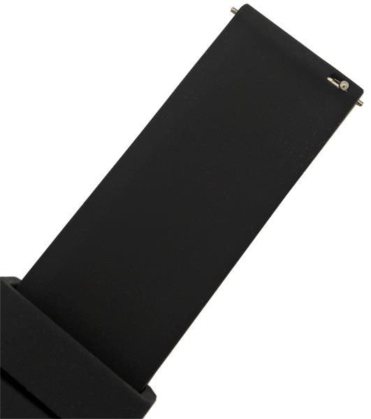 Black And White Striped Silicone Watch Strap Replacement Rubber Bracelet 2 Tone