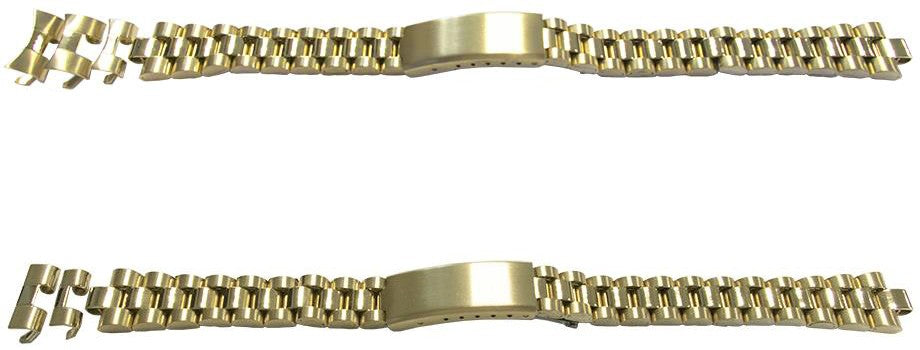 Gold Watch Bracelet Replacement Strap For Rolex President Curved Or Straight