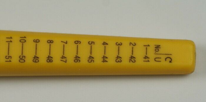 Jewellers Ring stick international European US  Circumference & Millimeters size
