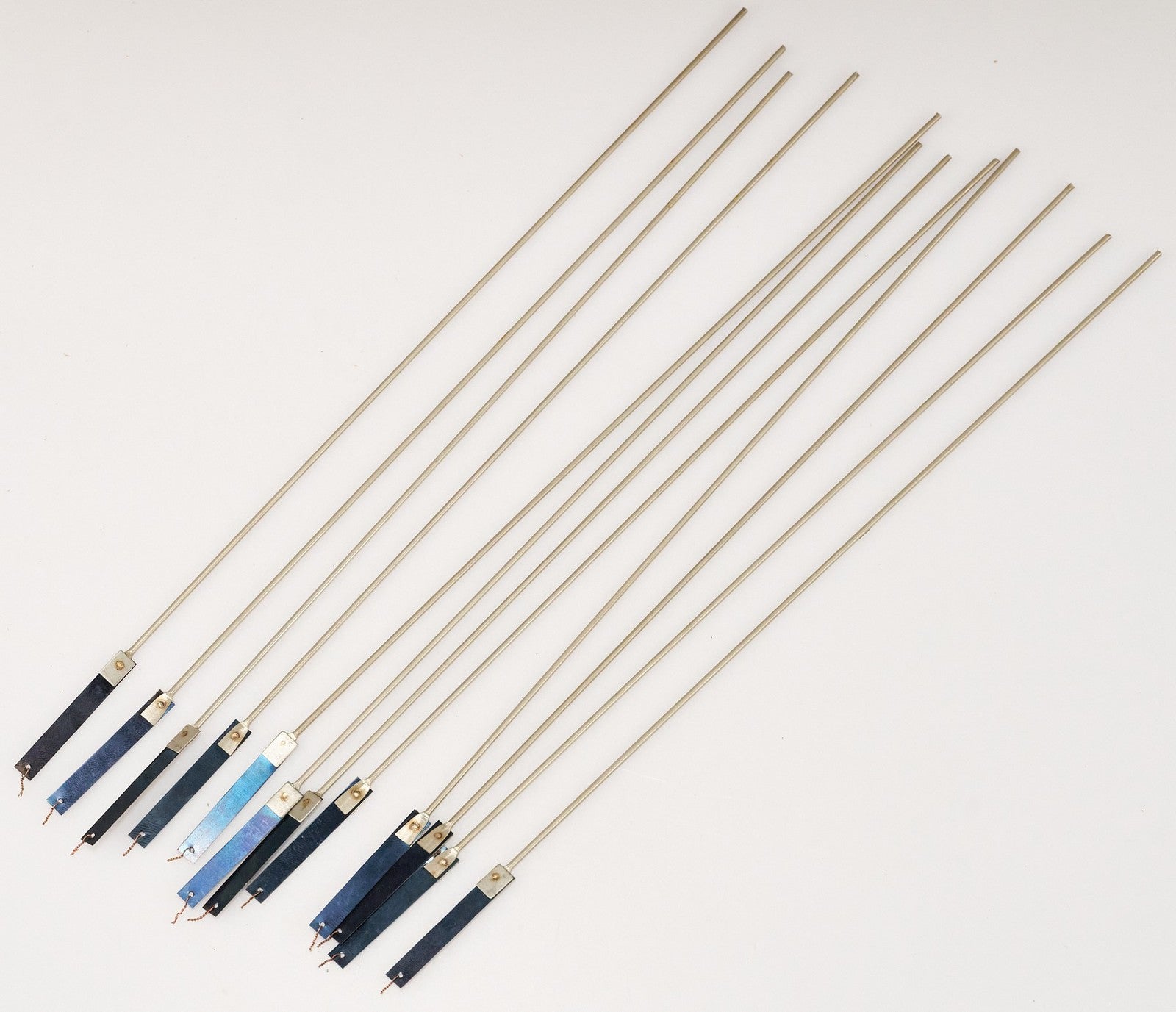12x Clock Repair Suspension Spring Rods Pack Ansonia Mantle Antique Repairs New