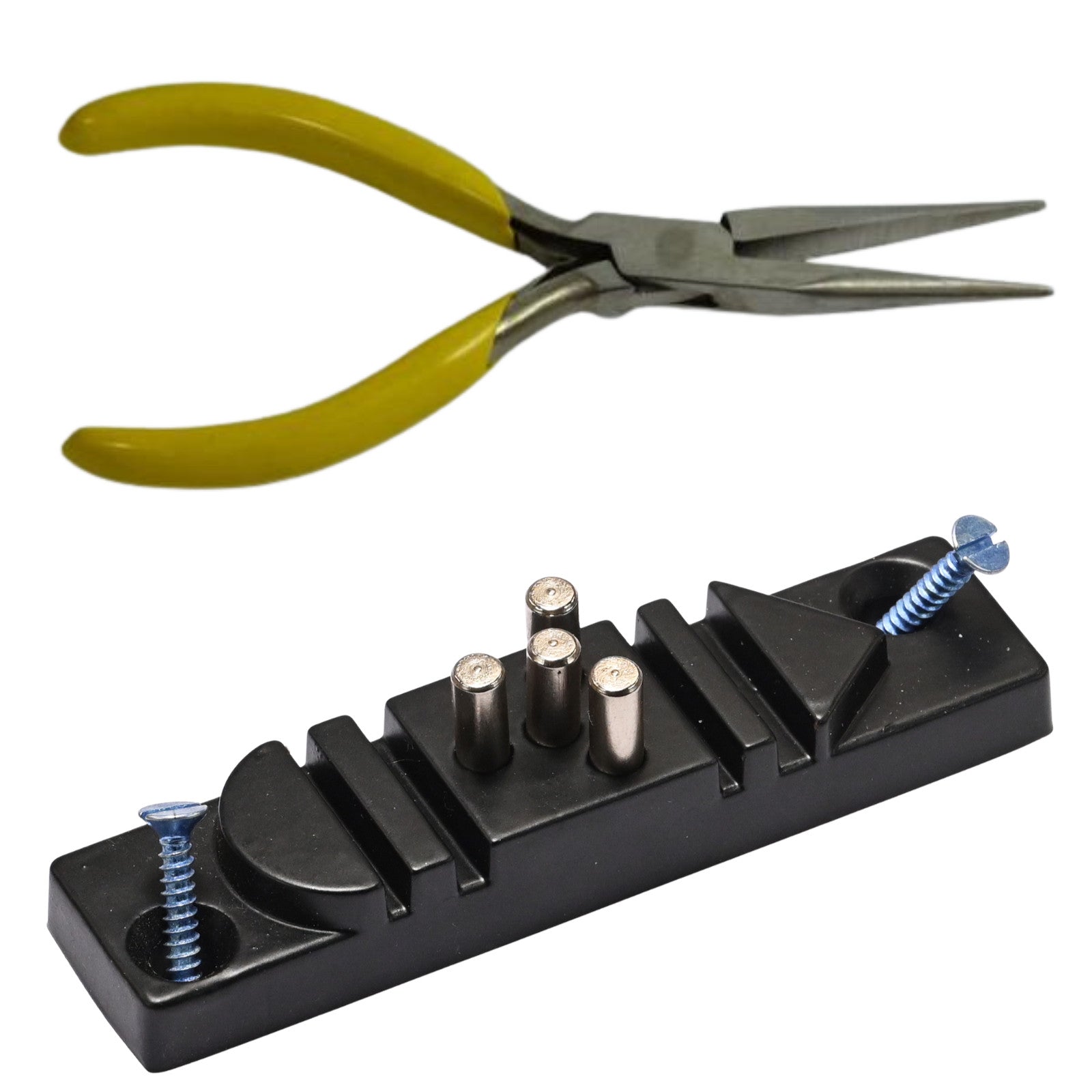 Wire Bending Jig & Chain Nose Pliers Set Jewellery Making Wire Wrapping Craft