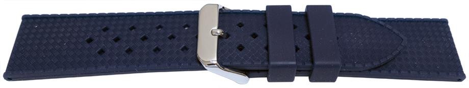 Smooth Rubber Silicone Watch Strap Vulcanised Replacement Rolex Generic