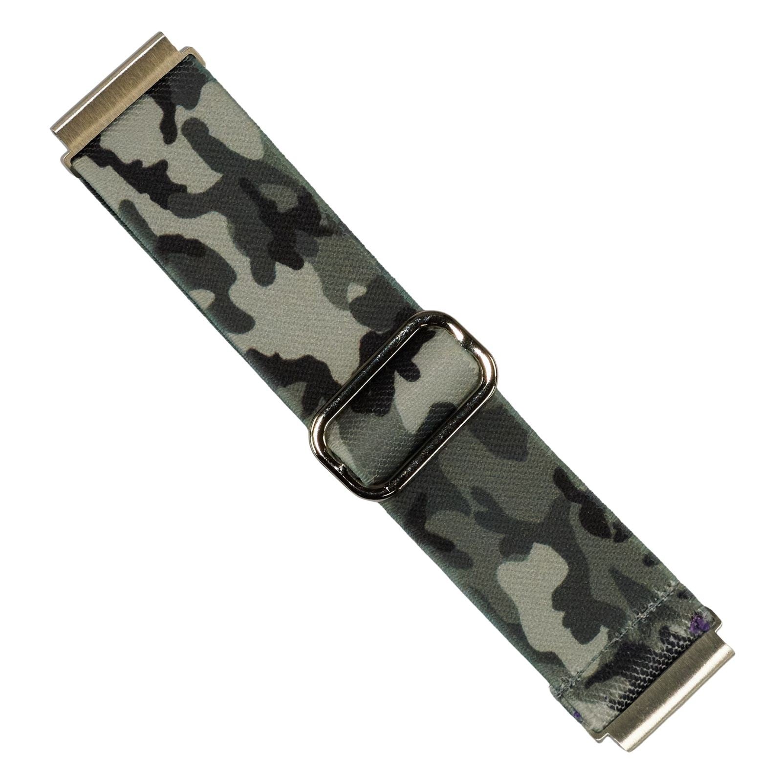 Flexible Soft Elasticated Watch Strap Luxury Replacement Pattern Nylon Bracelet