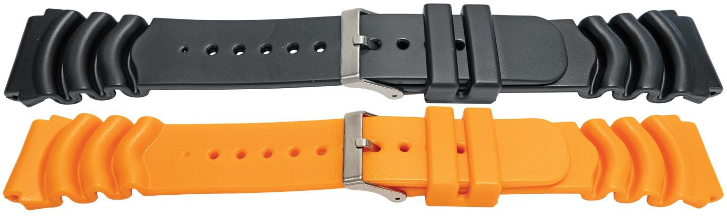 XL Rubber Divers Watch Strap Replacement PVC Heavy Grade Extra Large Bracelet