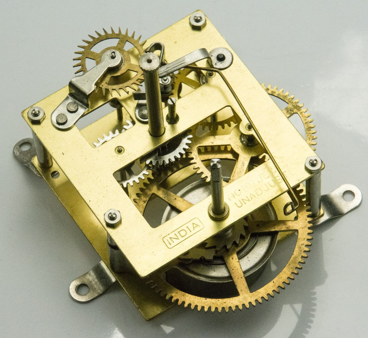 New 8 day manual wind clock movement hands & winders 18" drop clockmakers hobby