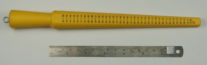 Jewellers Ring stick international European US  Circumference & Millimeters size