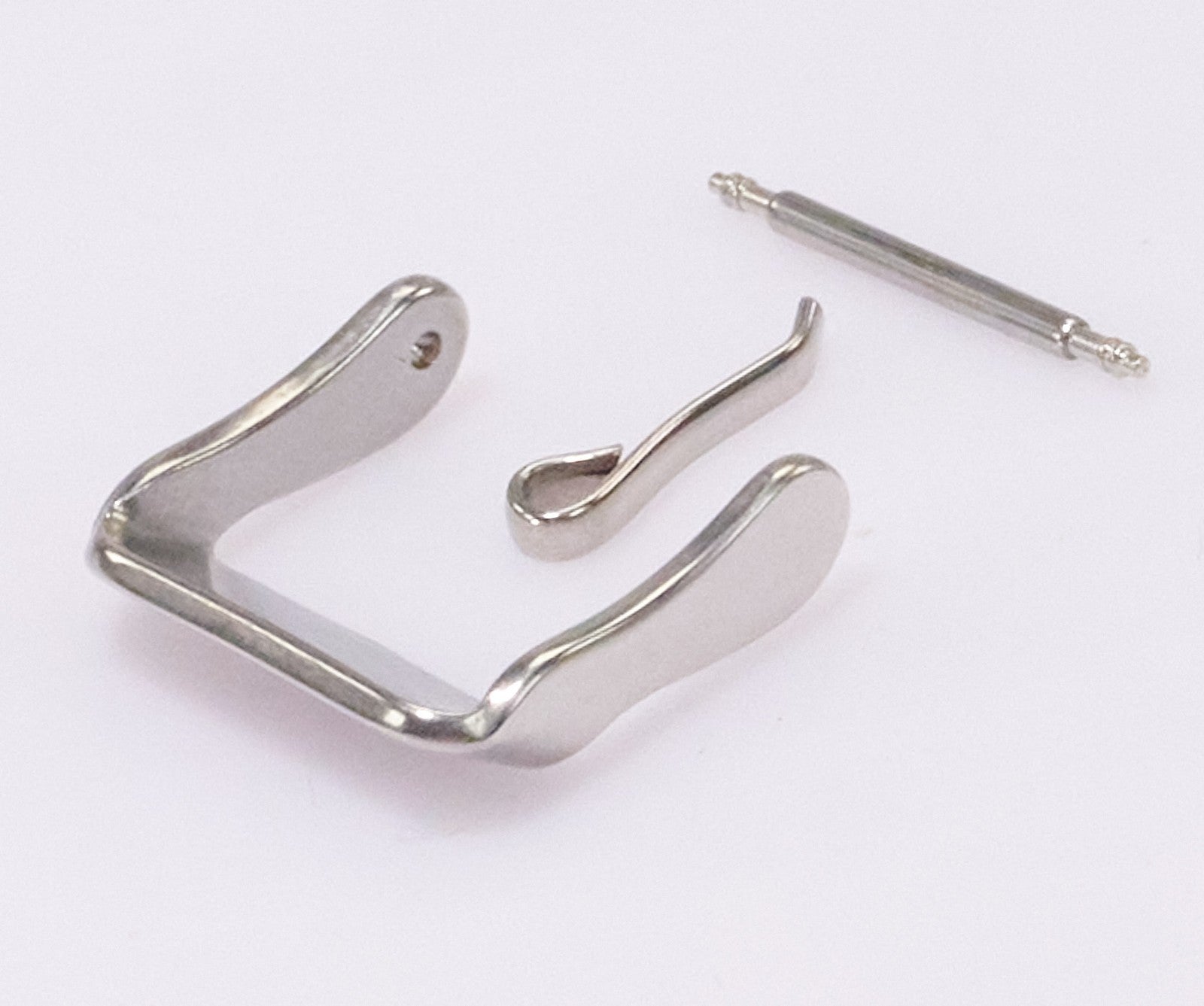 Replacement Watch Strap Buckle Silver Stainless Steel 8mm–20mm Leather Strap New