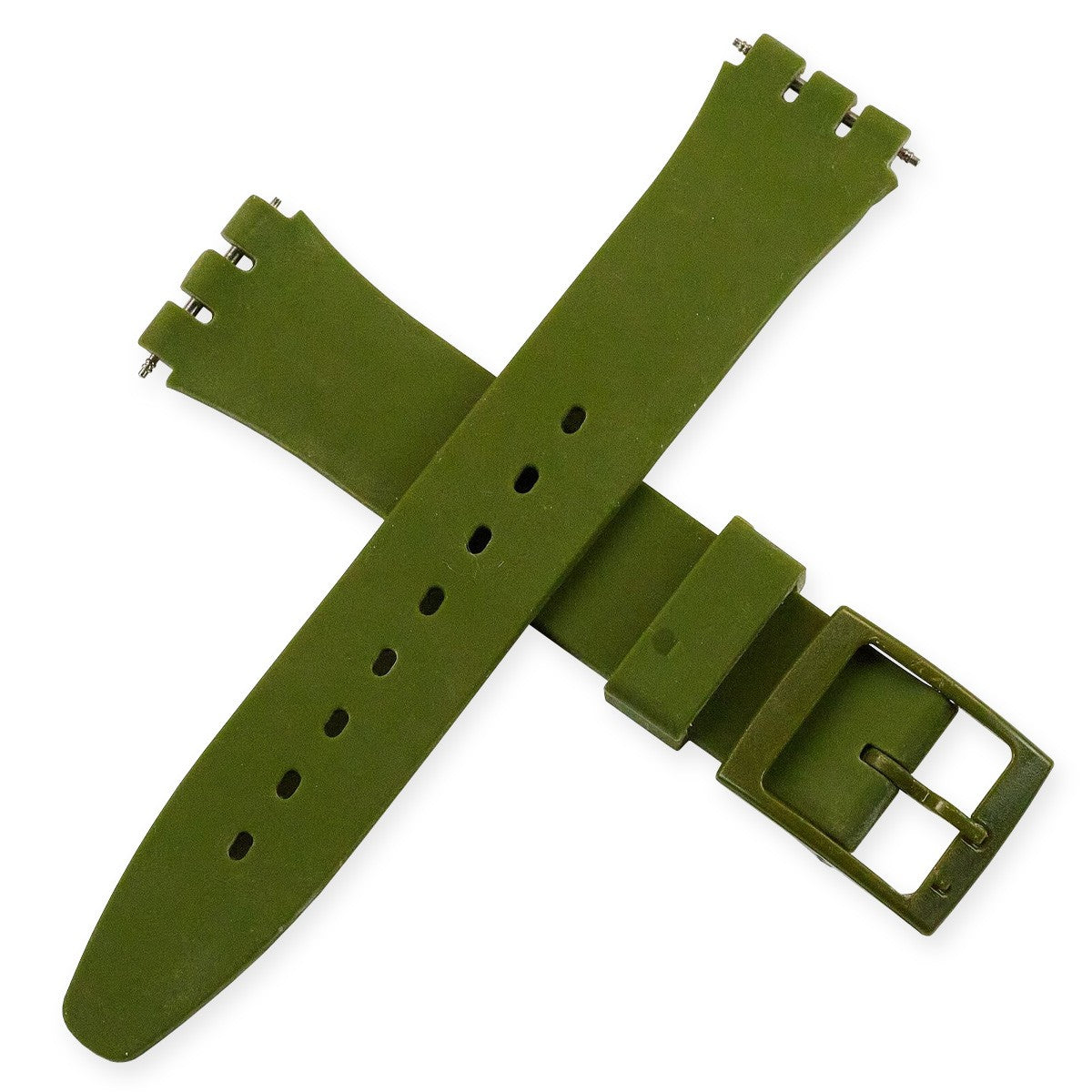17mm Silicone Rubber Swatch Watch Strap Soft Band Replacement 18 COLOURS New