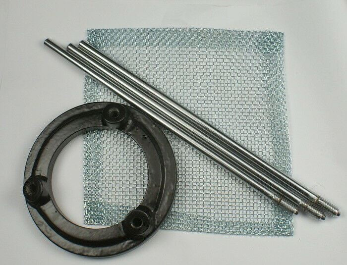 Bunsen Burner Or Alcohol Lamp Tripod & Mesh Wire Gauze 9" tool wax work craft
