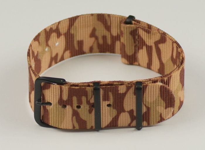 Military CAMOUFLAGE Ultra Tough Nylon Watch Strap Watch 16mm - 24mm Army Band