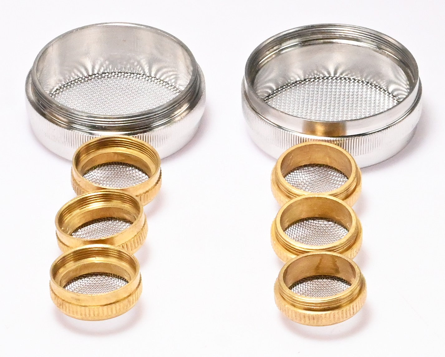 Watch Parts Cleaning Basket Set 4pc Mesh Ultrasonic 48mm Steel 24mm Brass UK