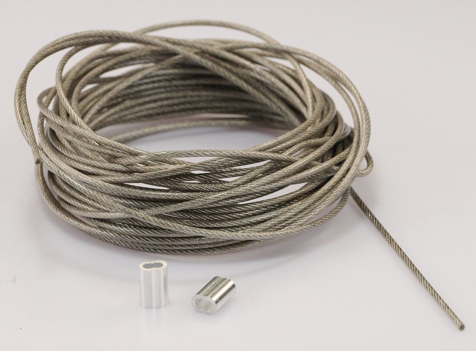 Clock Steel Gut Line Vinyl Coated 21 Feet Longcase Grandfather Lines 1.50mm New