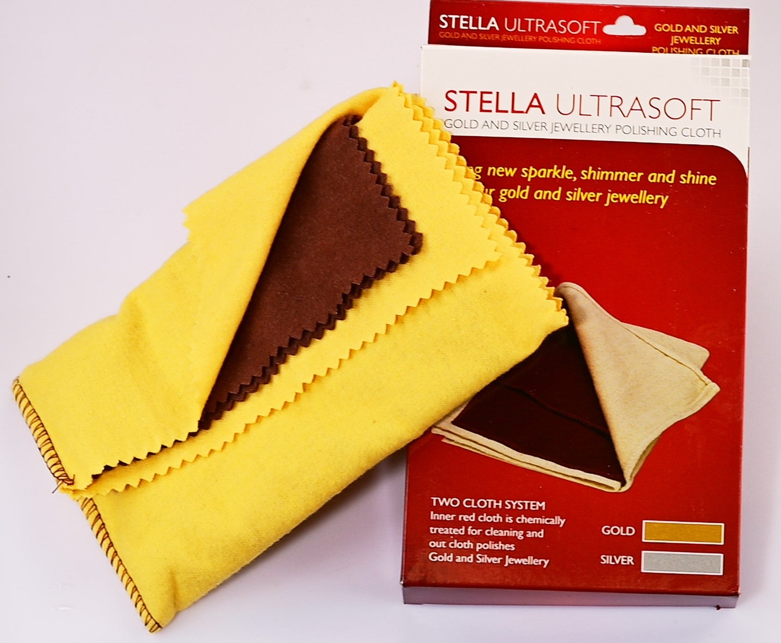 Quality Polishing Rouge Treated Cloth Cleans & Polishes Gold Silver Watch Large