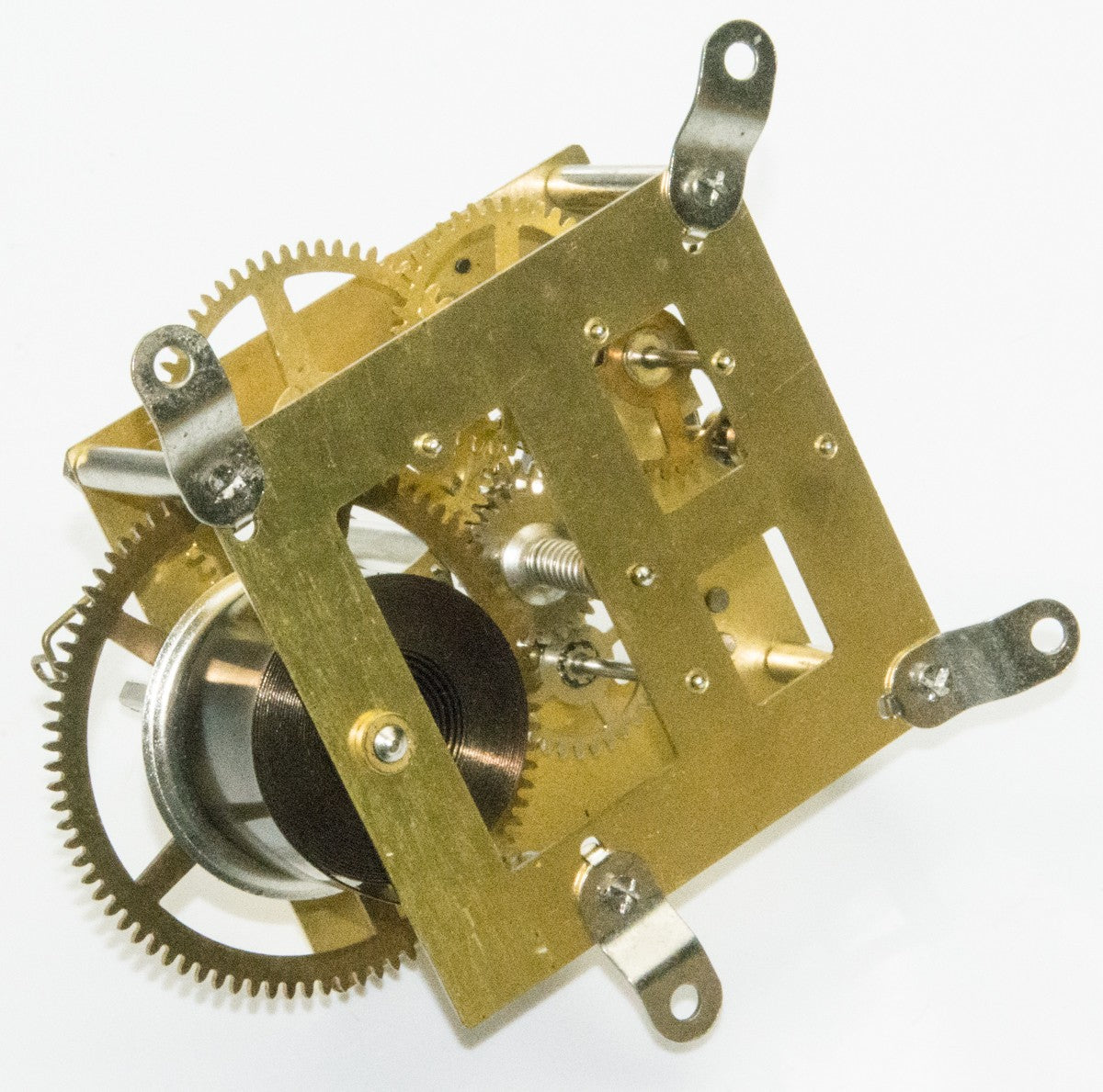 New 8 day manual wind clock movement hands & winders 18" drop clockmakers hobby