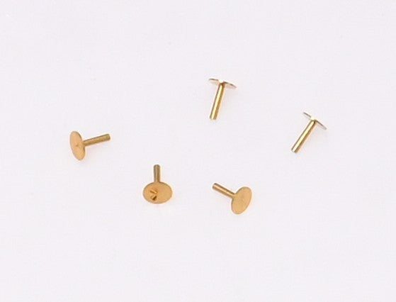 5x Brass Watch Dial Feet 2.5mm x 3mm NH35 2824 7750 Watchmaker Spares Repair UK