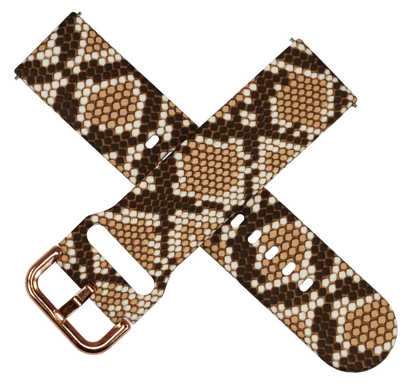 Flexible Soft Silicone Watch Strap Luxury Replacement Pattern Rubber Bracelet