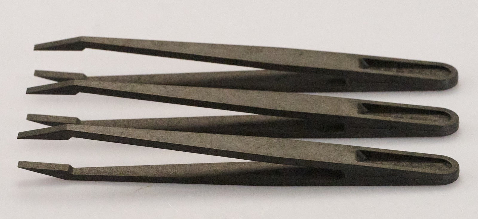 3x Pro ESD Tweezers Watch Battery Changing & Quartz Repair FLAT ENDS Anti Static