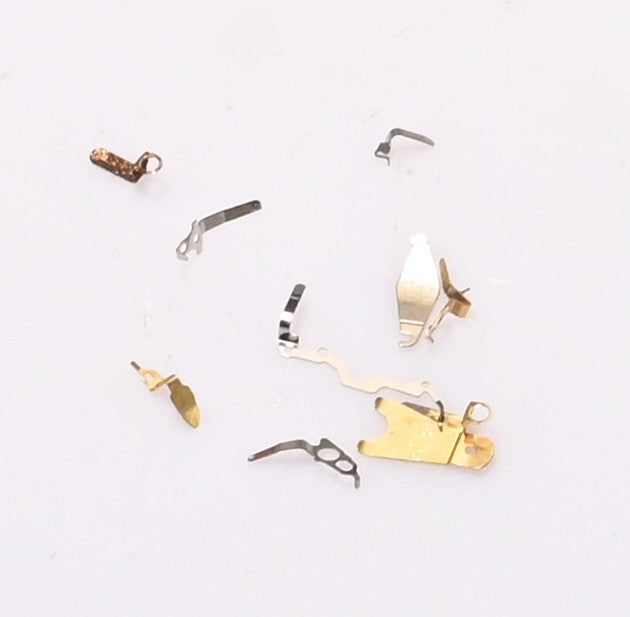 10pc Quartz Watch Battery Clamps Springs Contacts Miyota Ronda ETA Movement UK