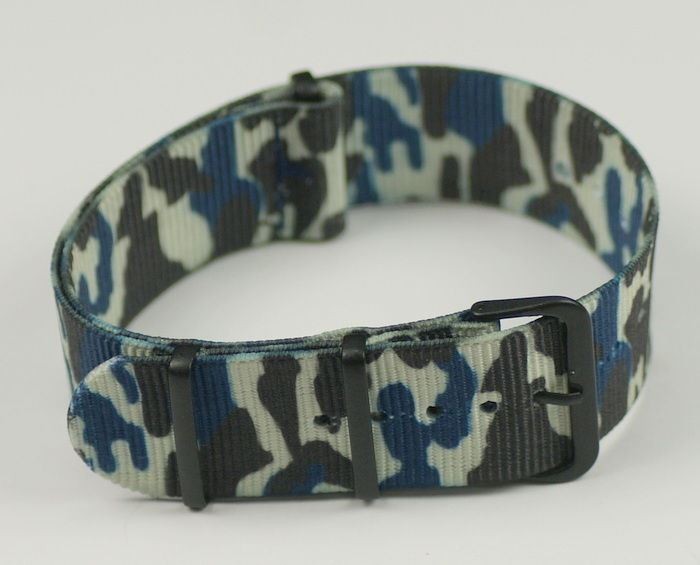 Military CAMOUFLAGE Ultra Tough Nylon Watch Strap Watch 16mm - 24mm Army Band