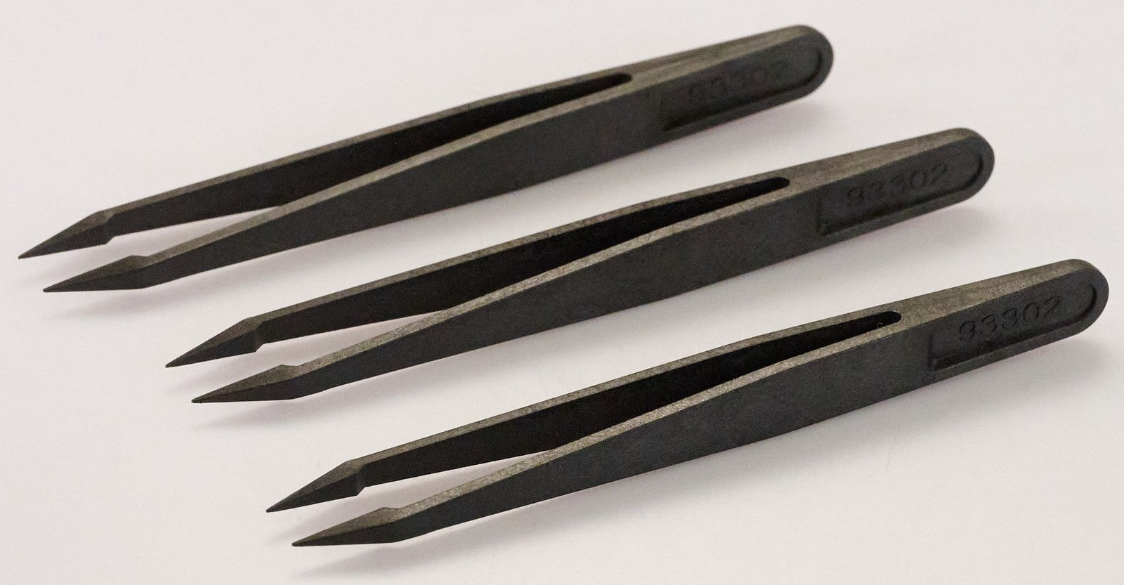 3x Pro Carbon ESD Watch Battery Changing & Repairs POINTED Tweezers Anti Static
