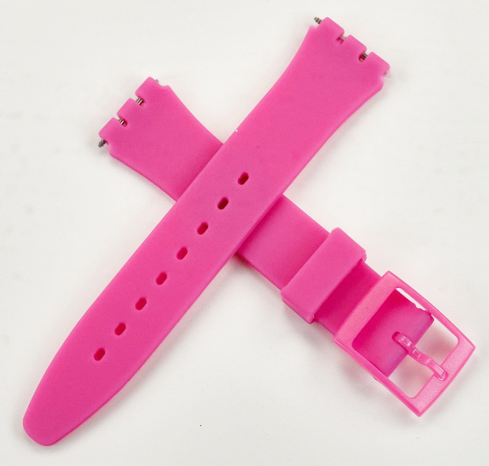 17mm Silicone Rubber Swatch Watch Strap Soft Band Replacement 18 COLOURS New