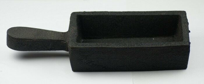Cast Iron Ingot Mould Large Silver & Gold Bar 1.5KG 50oz ingot melt jewellers