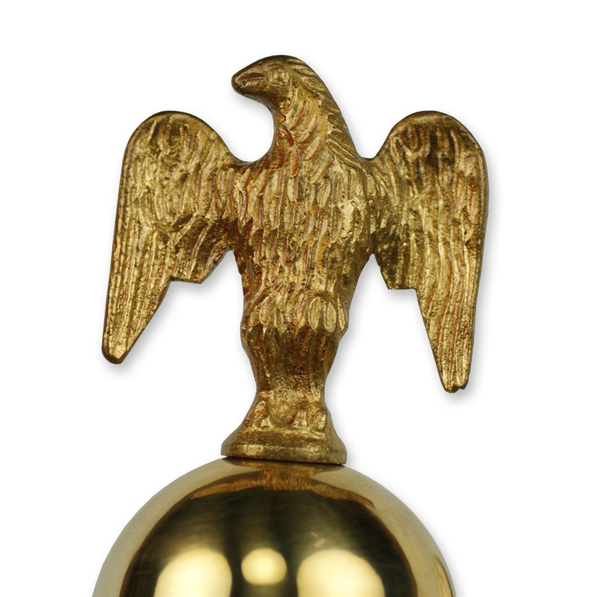 2x Clock Brass Finial Spire Eagle Case Ornament Ball Part Watch Tool Screw In