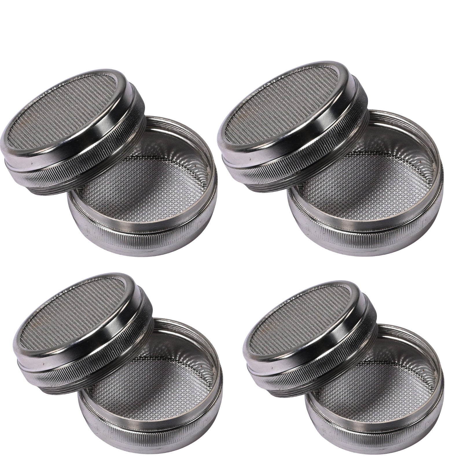 Ultrasonic Cleaning Mesh Basket Set 4pc 48mm Steel Watch Jewellery Workshop Part