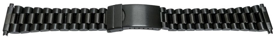 Black Watch Bracelet Spring Ends Replacement Strap Rolex President Satin Mirror