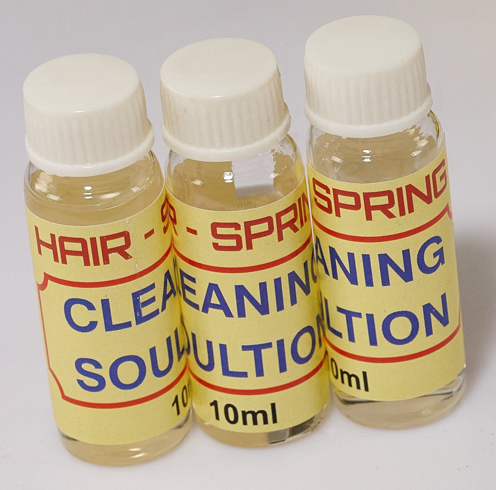 Watch & Pocket Watch Hairspring Cleaning Solution Balance Spring Clean Repair