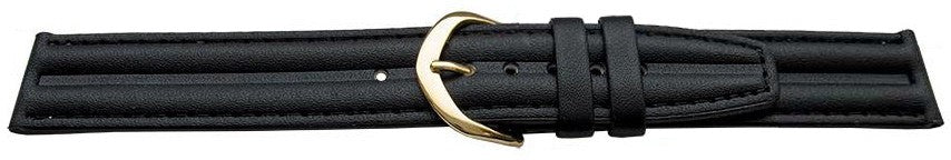 Vegan Friendly Smooth Synthetic Ribbed Leather Watch Strap Alternative Bracelet