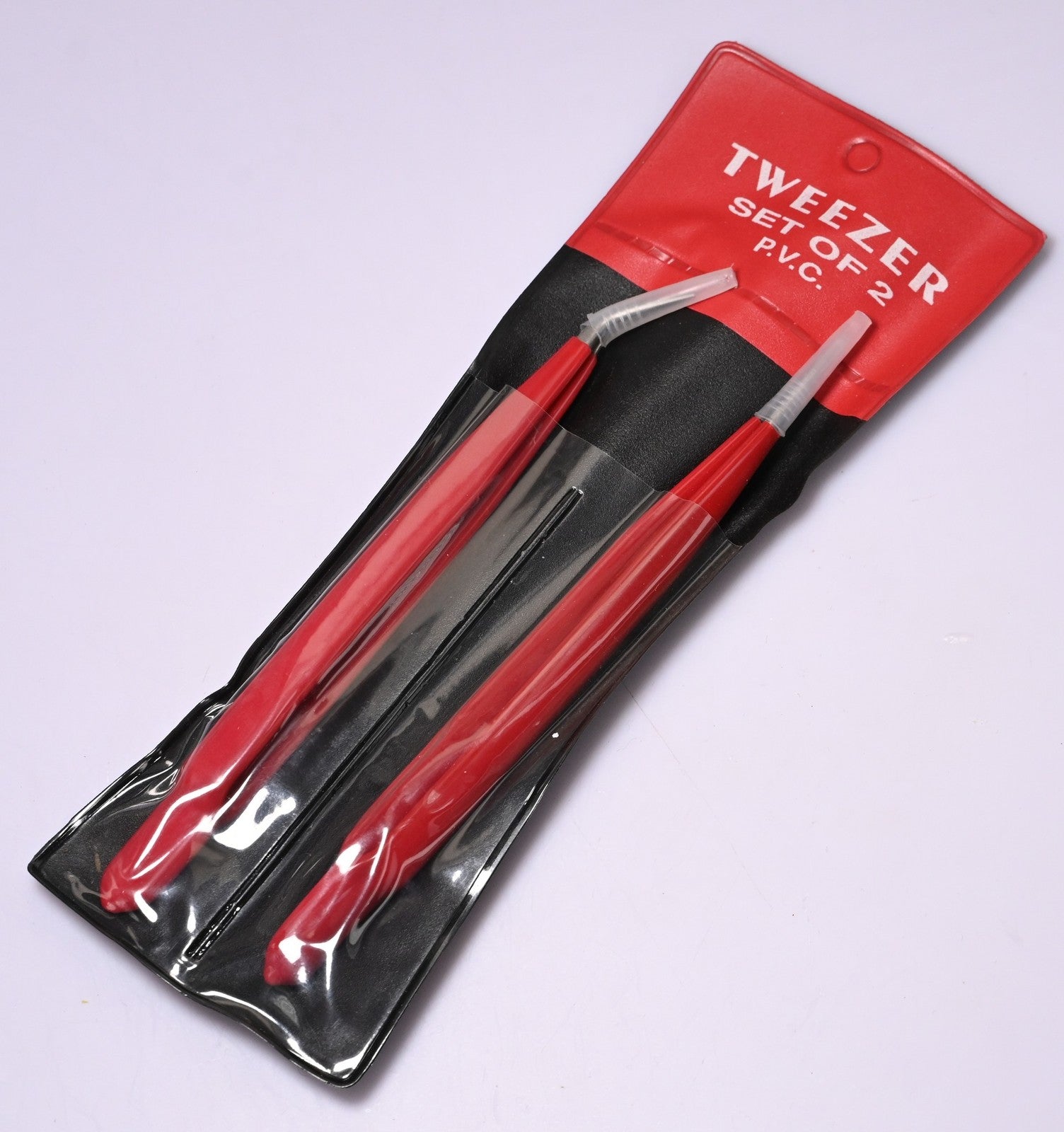 2x Insulated Tweezers Bent Straight PVC Coated Solder Electrical 6" Jewellery