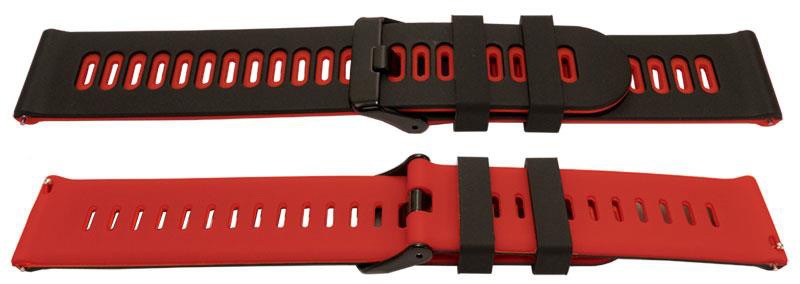 Silicone Fancy Sports Watch Strap Replacement Wide Tongue Rubber Bracelet Band