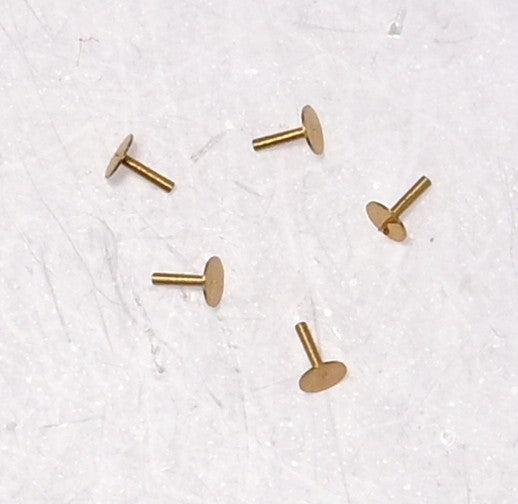 5x Brass Watch Dial Feet 2.5mm x 3mm NH35 2824 7750 Watchmaker Spares Repair UK
