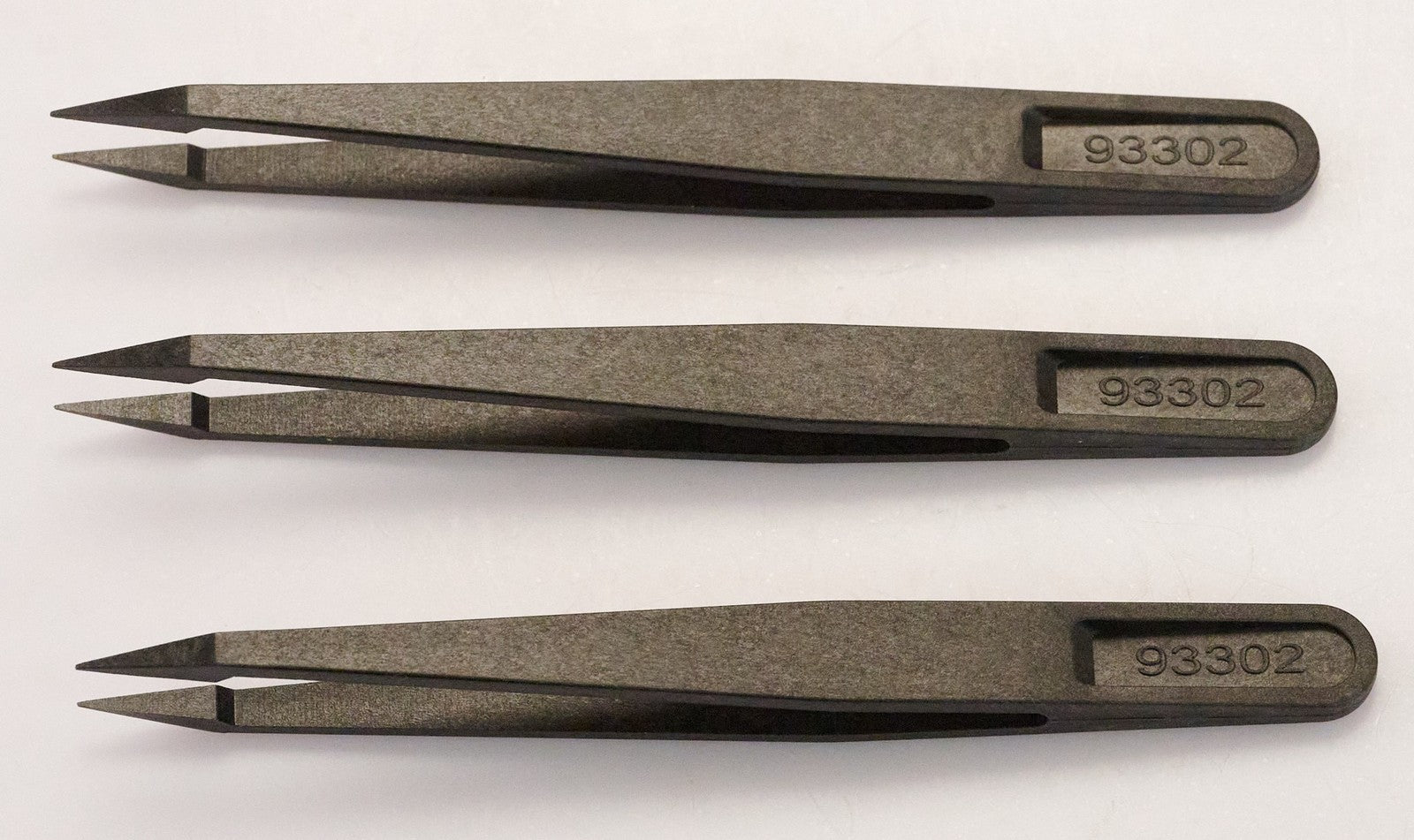 3x Pro Carbon ESD Watch Battery Changing & Repairs POINTED Tweezers Anti Static
