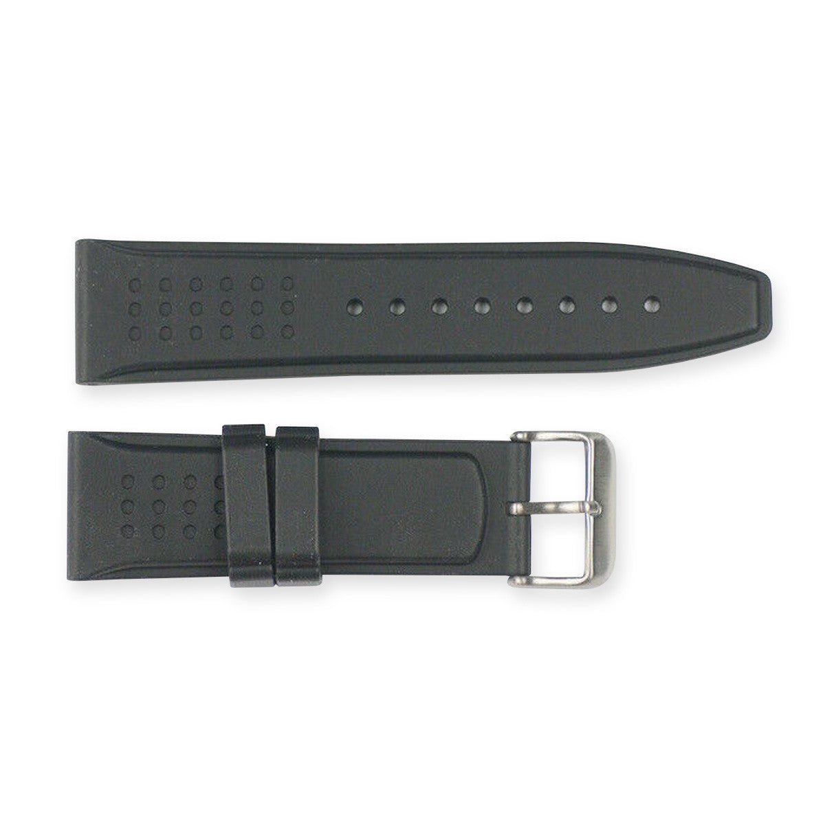 Silicone rubber QUALITY DIVERS STRAPS black blue orange 22mm 24mm watch strap