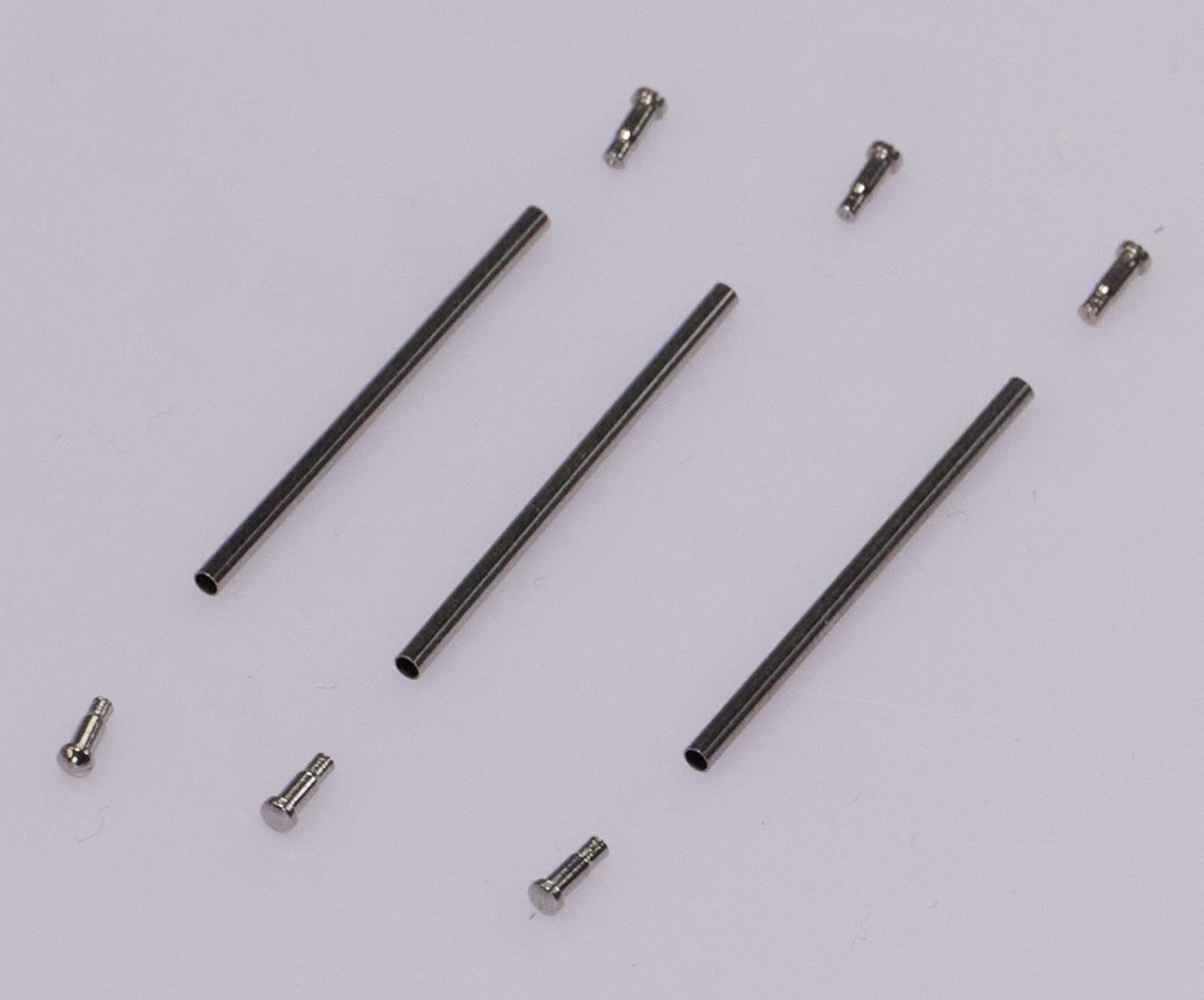 Watch Strap Friction Pins 1.2mm Diameter – Choose Size 23mm–32mm – Pack of 3