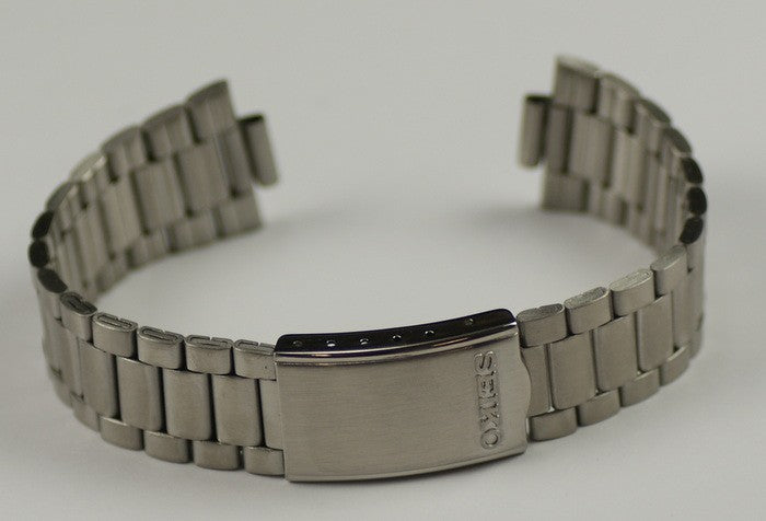 Original genuine seiko bracelet strap B1375S curved end links 19mm lugs straps