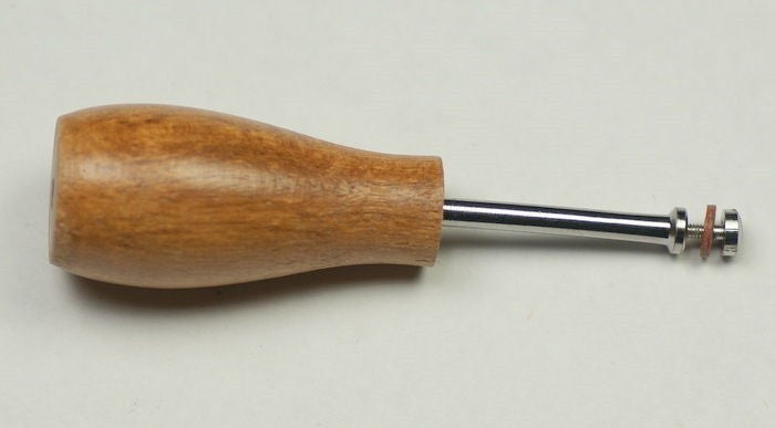 Mandrel hand held wooden handle tool screw fixing polishing cutting watckmakers