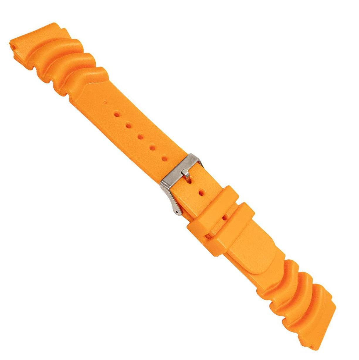 XL Rubber Divers Watch Strap Replacement PVC Heavy Grade Extra Large Bracelet